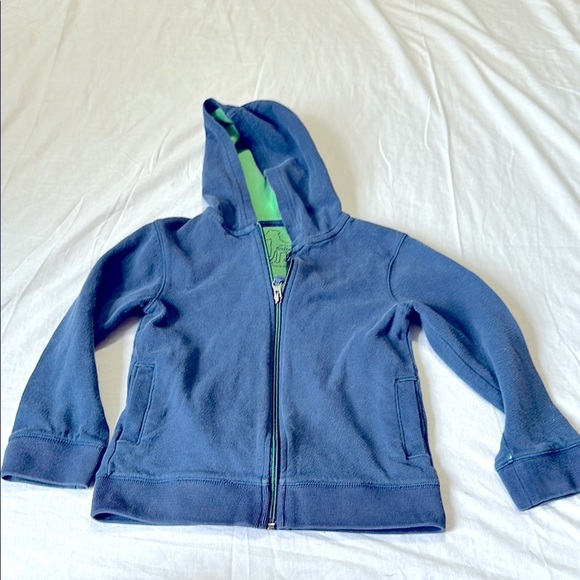Mini Boden Other - Mini Boden Blue Full Zip Hoodie Jacket 7-8 Yrs